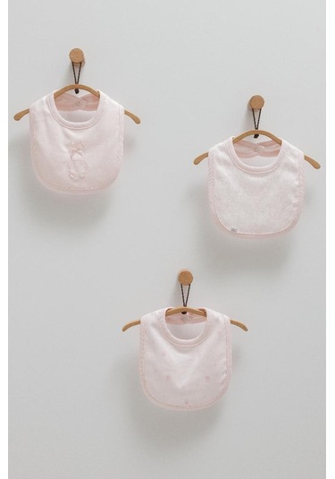 Caramell Pamuk Cute Rabbit 3'lü Mama Önlüğü Crml.onk1490 Pembe