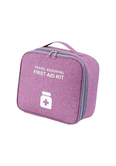 Suntek Taşınabilir İlaç Saklama Çantası Boş İlk Mor-ve-l
