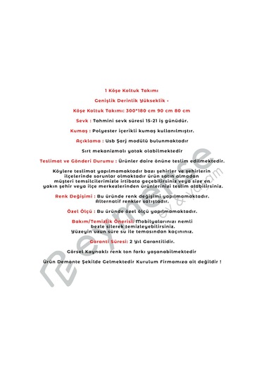 Moster Bohem Köşe Koltuk Takımı Krem