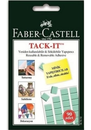 Faber Castell Tack-it Yapıştırıcı 50 Gr. 17 Adet
