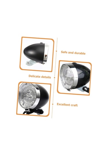 Forte Gt 2525 Bisiklet Ön Arka Retro Işık 4xaaa Pilli 360 Dönebilen Yüksek Güçlü Far