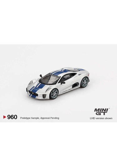 Mini Gt 1/64 960 Jaguar C-x75 Silver