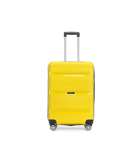 Wexta Wx-pp14 Sarmal Sarı Orta Boy Polipropılen Valiz Sari
