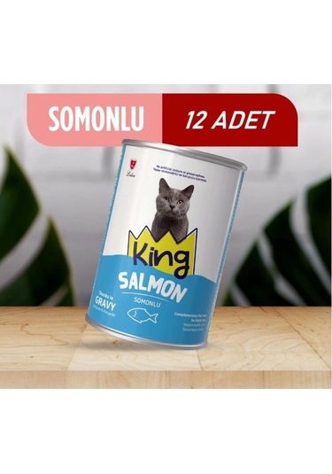 Somonlu Yetişkin Kedi Konservesi 400 Gr 12 Adet