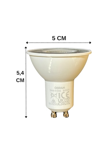 Osram 4.5w 50w 4000k Günışığı Gu10 Duylu Par16 Led Spot 2 Adet