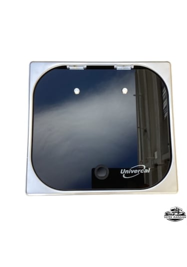 Cam Kapaklı Evye 34 X 32.5 X 15 Cm Üniversal Yatek Karavan Tekne