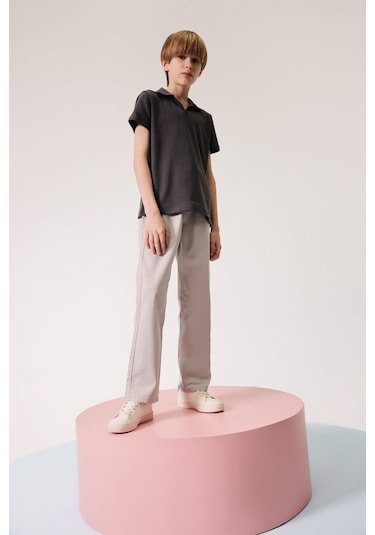 DeFacto Erkek Çocuk Düz Paça Basic Düz Gabardin Pantolon D5859A825SMGR296