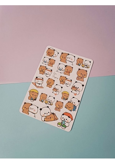 Kawaii Ayıcık Etiket Sticker