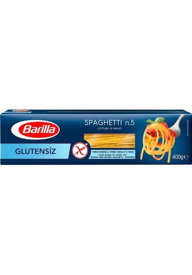 Barilla Glutensiz Spagetti Makarna 400 G