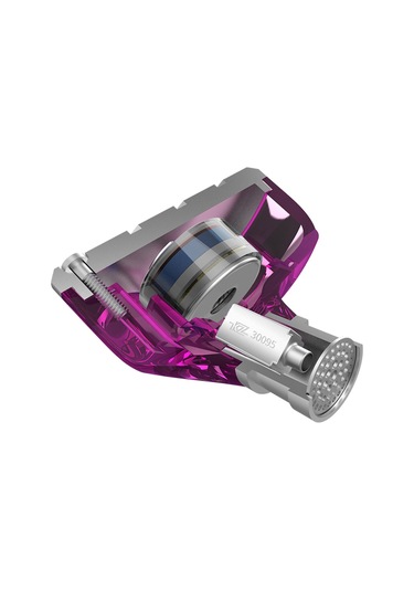 KZ ZSN 1 Dinamik 1 Dengeli Armatür Sürücüsü KZ Kulaklık Mor