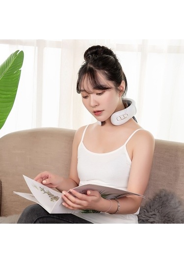 Wondernest Servikal Masaj Ve Şarj Edilebilir Aleti, Rahatlatıcı Boyun Aleti, Dy Beyaz