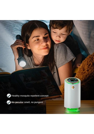 Yifomall Usb Şarjlı Elektrikli Kovucu, 20-30 M², 6-8 Saat Kullanim Süresi, Yeşil Renk, Ilaclı Sıvı İçeren