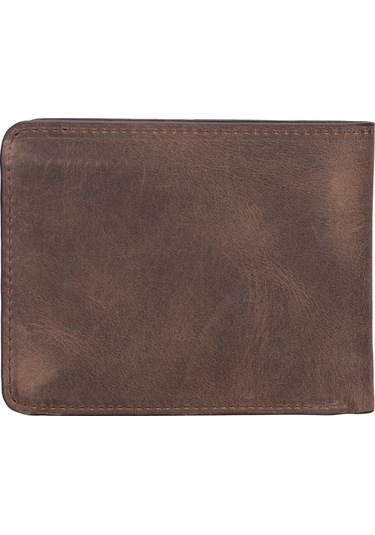 Pier Deri Erkek Cüzdan Koyu Kahve Kahverengi