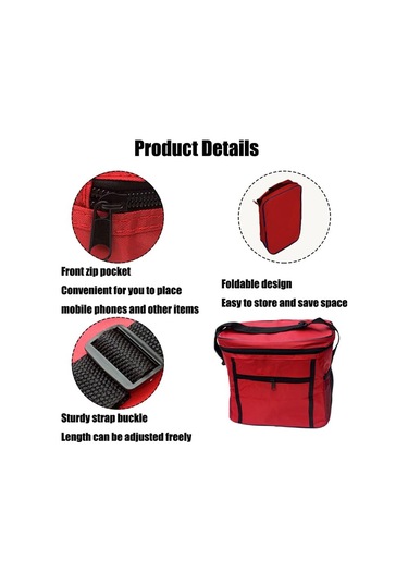 Qianfan Soğutucu Çanta, Küçük, Termal Çanta, Katlanabilir, Lacivert