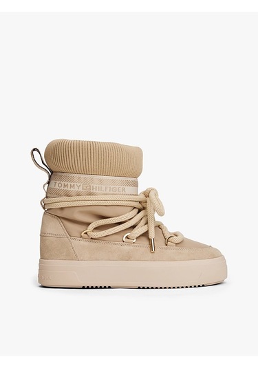 Tommy Hilfiger Kadın Bot Fw0fw08998acc Bej