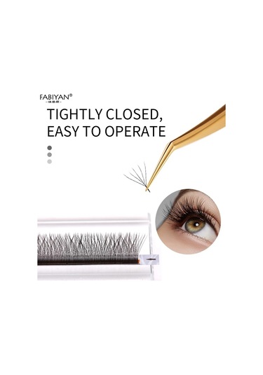 6 Adet Sahte Kirpikler İçin Yanlış Lashes Cımbız Seti Uzantıları