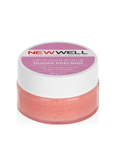 New Well Çilek Aromalı Dudak Peelingi 20 G