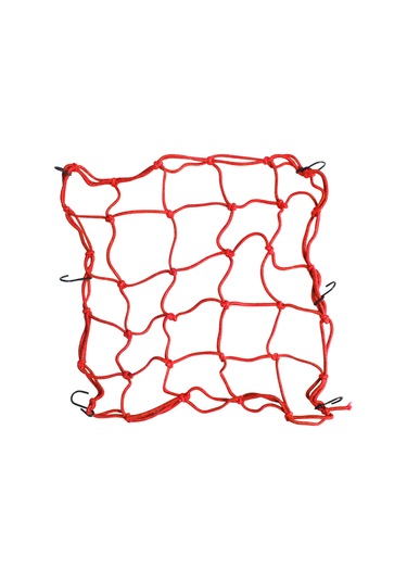 Lemestar Motosiklet Bagaj Filesi - 6 Kancalı Esnek Ağ 300x300mm Veya 400x400mm - Siyah/kırmızı/mavi/yeşil/sarı