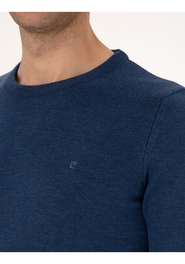 Pierre Cardin Erkek İndigo Melanj Kazak /triko 50315509-vr155 İndigo Melanj