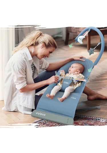 Huggy Wave Bebek Hareket Ettikçe Sallanabilen Müzikli Anakucağı
