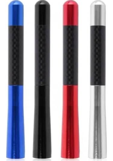 Lada Niva Uyumlu Gri Renk Karbon Oto Radyo Anteni Çubuk Anten