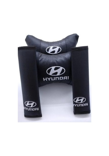 Hyundai İx20 Boyun Yastık Emniyet Kemer Kılıfı Ortopedik Set