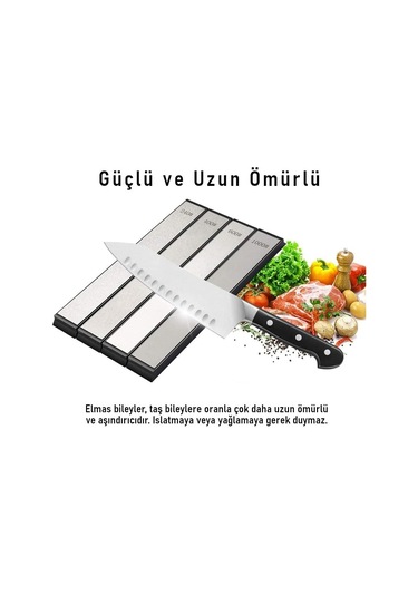 Valkyrie Elmas Bıçak Bileği Susuz Biley Uzun Ömürlü Aşınmaz Şef Bıçağı Satır Balta Iskarpela Bileyleme 400