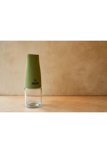 Royal Gross 500 Ml Yeşil Cam Yağdanlık Sızdırmaz Kapaklı Şık Yağ Ve Sirke Şişesi yeşil