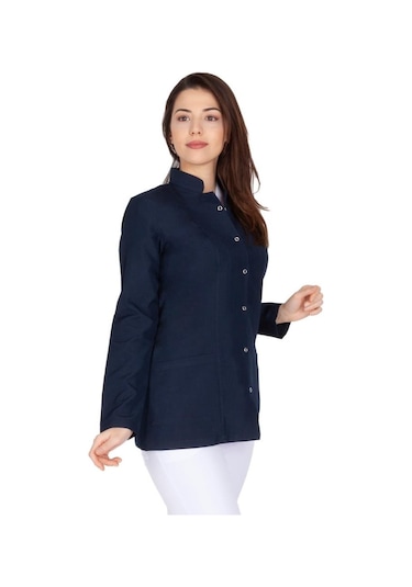 Kadın Doktor Öğretmen Önlüğü Laboratuvar Eczacı Hemşire Ceket Boy (480457164)