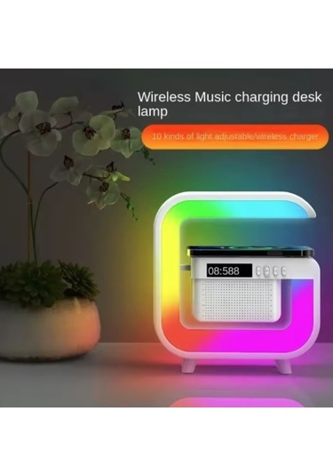 Novahub Kablosuz Müzik İstasyonu Ve Aydınlatma, Alarm Ve Zaman Göstergesi, Şarj Lambası