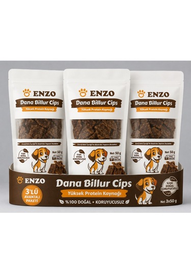 Enzo Dana Billur Cips Avantaj Paket 3x50 Gr.