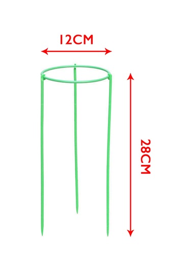 Tenfowee Bitki Desteği Ayağı, Orkide Ve Sukulentler İçin Yaprak Tutucu, 12 Cm Çapında S Boy, 3'lü Paket