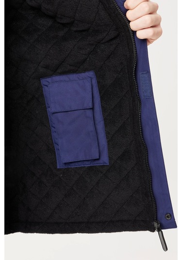 Allium Ripstop Parka - Su Geçirmez, Rüzgar Geçirmez, Dayanıklı Ve Soğuk Hava Koşullarına Uygun Outdo Lacivert-siyah