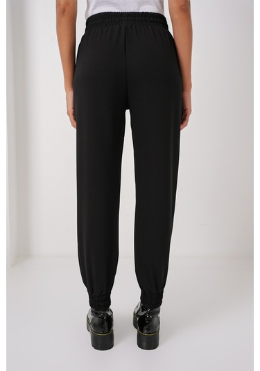 Bigdart 6674 Paçası Lastikli Eşofman Altı - Siyah