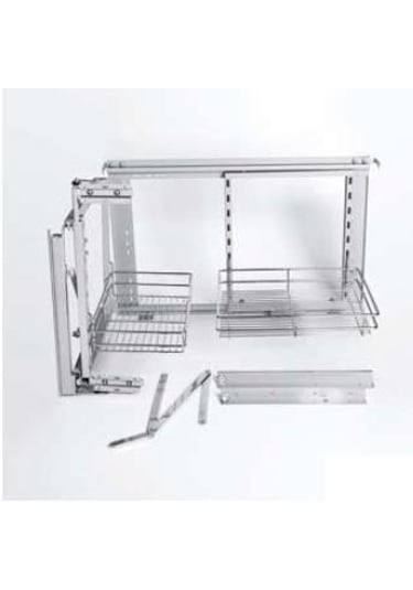 Çağdaş Tezgah Altı Kör Köşe Sepeti Kapak Bağlantılı