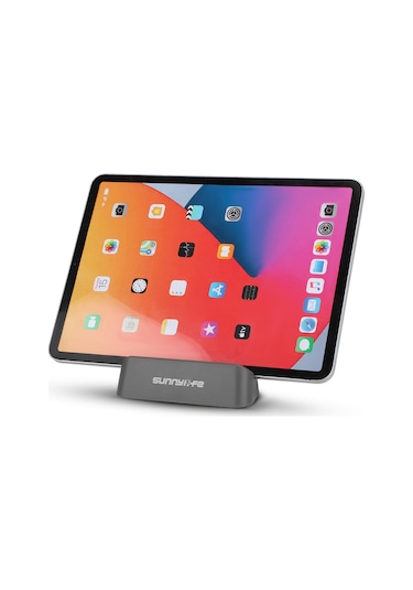 Geeksen Sunnylife Dz766 Masaüstü Tutucu: Djı Rc, Telefon, Tablet, Switch Uyumlu, Kaymazsız Lastik Paspaslı, El Stresi Azaltıcı Gri