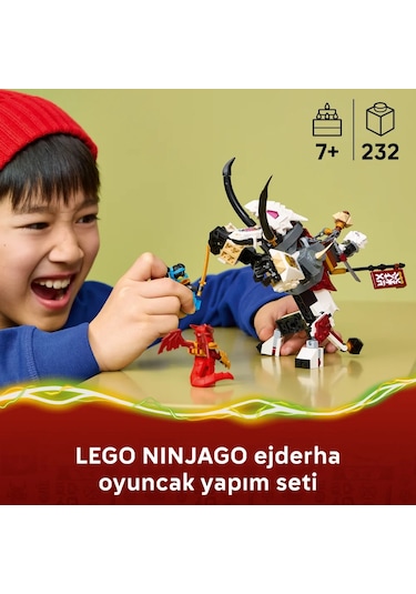 LEGO® NINJAGO® Zilvar ve Ejderha Canavar Grimtak 71863 - 7 Yaş ve