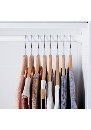 Bumerang 8 Li Naturel Giysi Askısı