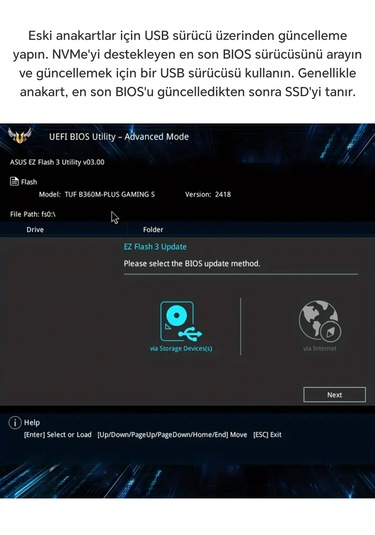 64gbps M.2 Nvme Ssd Adaptör Kartı Pcıe 4.0 Pcıe 4.0 X4 Genişleme