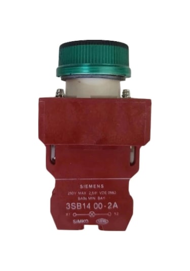 Sıemens 3sb1204-6ce06 Yeşil Sinyal Lambası Ip 65 Korumalı Ampul Hariç