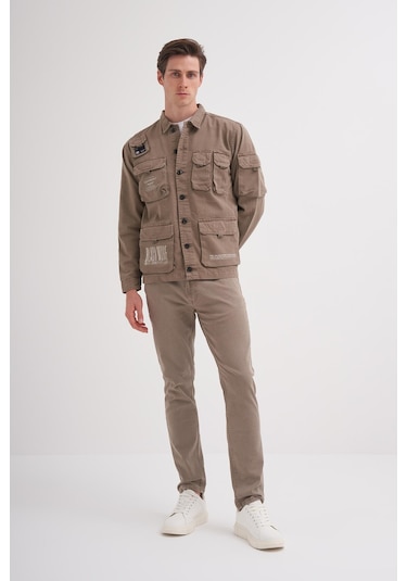 Cazador 1064 Erkek Gabardın Ceket Haki