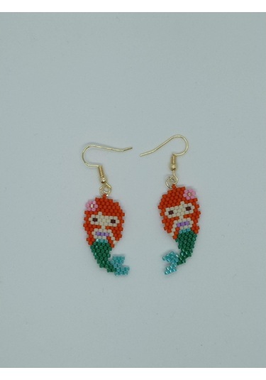 Harmeljewelry Deniz Kızı Küpe Çok Renkli