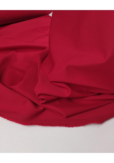 Kırmızı Renkte Krep Kumaş En: 140 Cm-10146 10