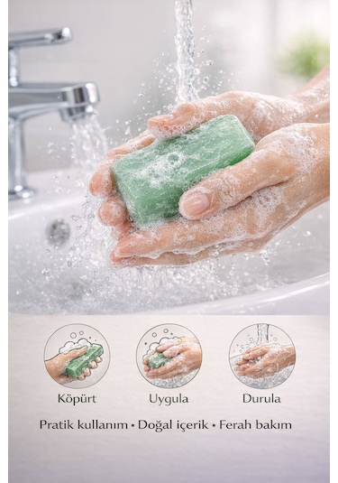 Defne Yağlı Cilt Bakım Sabunu - 120 Gr Defne