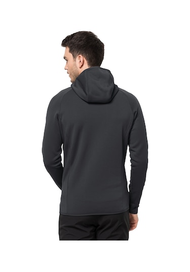Jack Wolfskin Baiselberg Erkek Outdoor Polar Ceket Antrasit