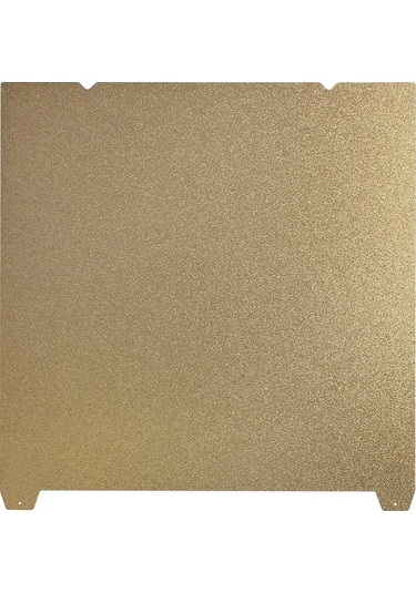 Creality K1 Max Uyumlu 315x310mm Çift Taraflı Altın Toz Çelik Yazıcı Platformu - 3d Yazıcı Aksesuarı Altın Altın