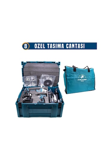 Chelikbei EEA378 Akülü 7'li Set