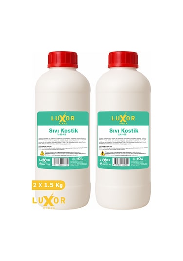 Luxor Kimya Sıvı Kostik 1.5 x 2 ad %45-48 (3 kğ)