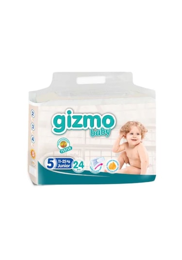 Gizmo Baby Bebek Bezi 5 Numara Junior 24 Adet