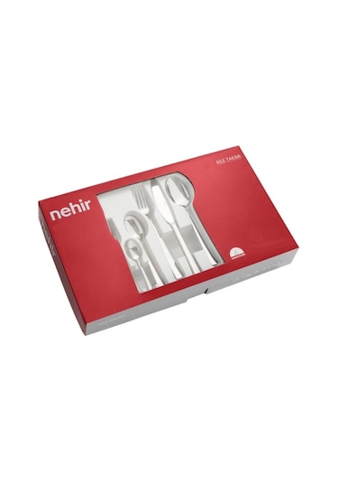 Nehir Fiesta 36 Parça Çatal Kaşık Bıçak Takımı Gümüş